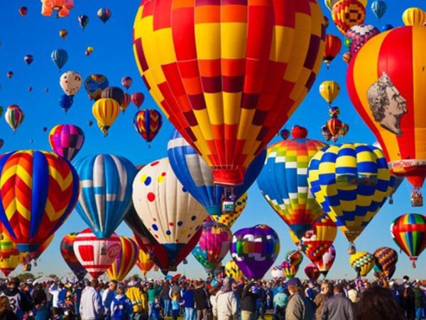 Balloon Fiesta di Albuquerque (New Mexico) il più grande al mondo