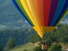 La mongolfiera in volo libero