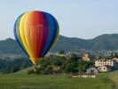 Landing from a hot air balloon flight